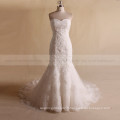 Nectarean Sweet Heart Strapless plissé ORG See Through Lace Back Wedding Dress